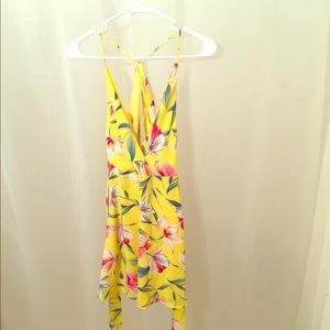 Yellow Floral Dress